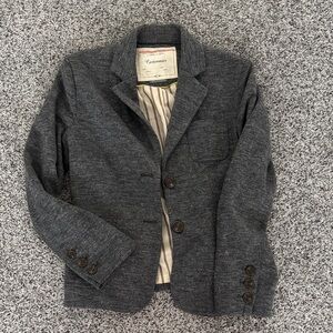 Cartonnier vintage Dark Gray Blazer with Button Accents